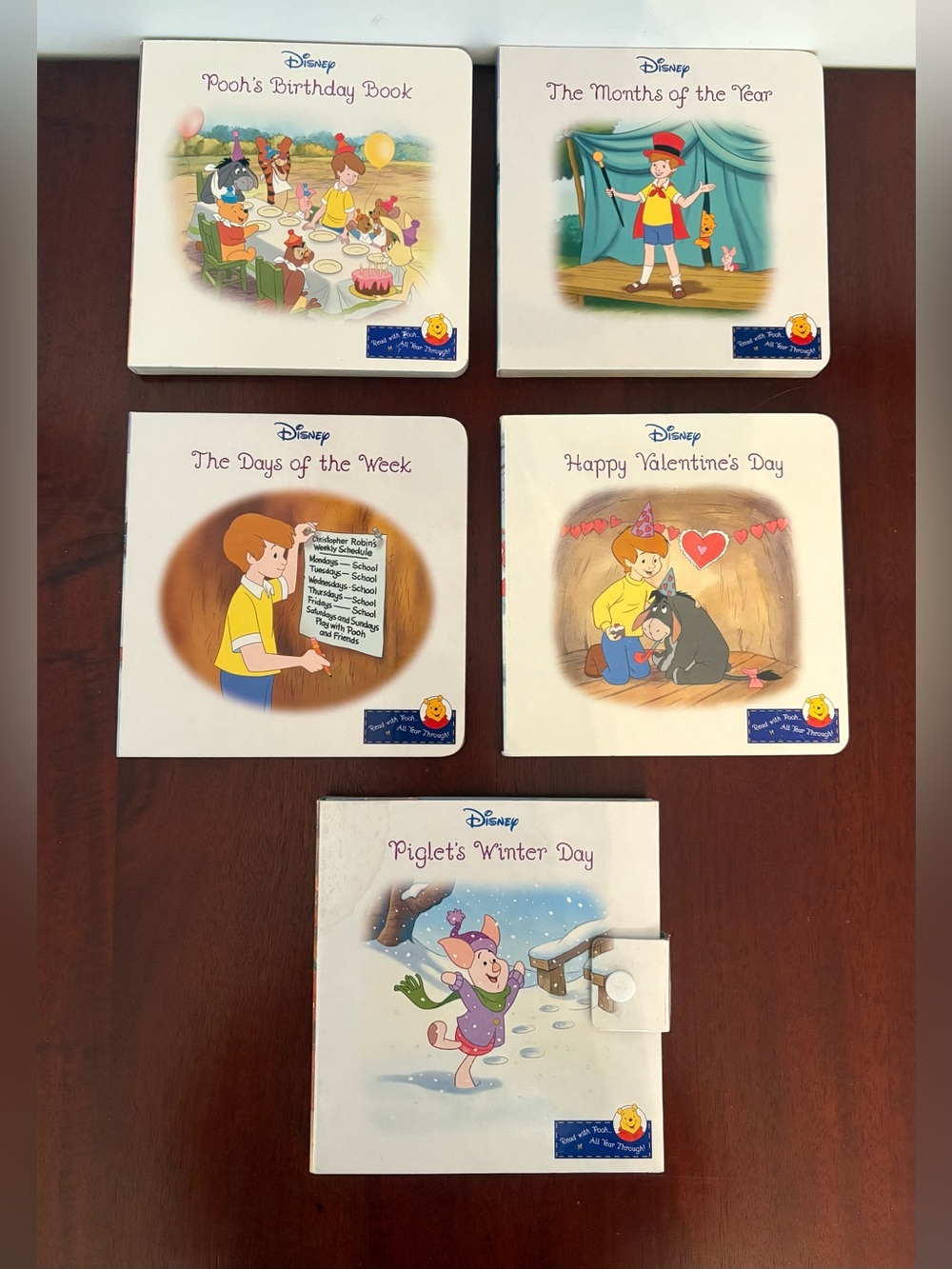 Disney Winnie the Pooh Books ( Set of 5)